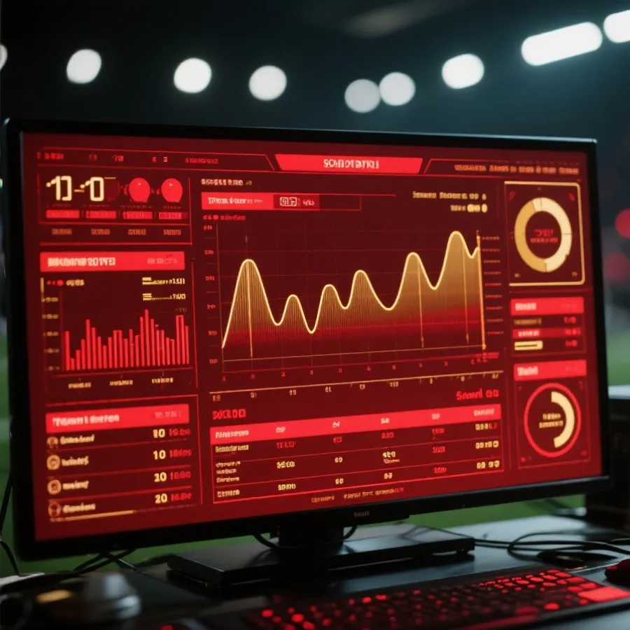 实时滚球比分与竞技数据场景示意